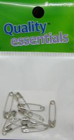 Safety Pins 19mm Nickel - Click Image to Close