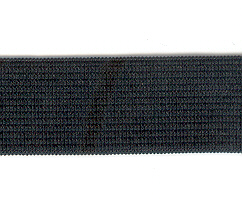 Knitted Elastic 25mm Black - Click Image to Close