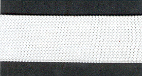 Knitted Elastic 25mm White - Click Image to Close