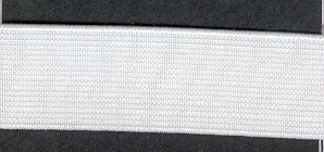 (image for) Non Roll Woven Elastic 25mm White