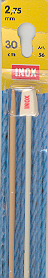 2.75mm x 30cm Inox Knitting Needles, 1 pair