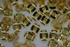 (image for) Earring Stud 6mm Gold 100p