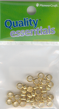 Spacer Beads 6mm Gold 10g