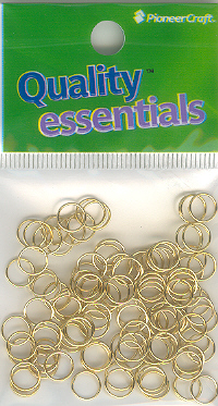 Split Rings 7mm Gold - Click Image to Close