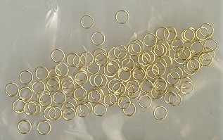 Split Rings 5mm Gold - Click Image to Close