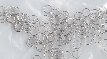 Split Rings 7mm Silver - Click Image to Close
