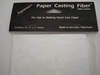 Paper Casting Fibre, 10 x 6"x 5" sheets
