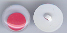 15mm Sew On; Red - Click Image to Close