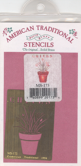 American Traditional Stencils, Chives