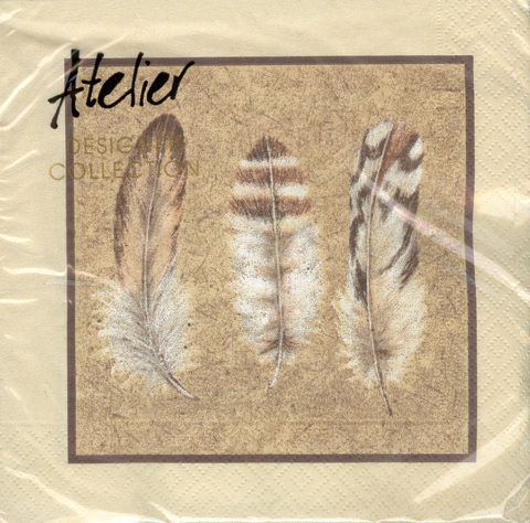 DecoArt Decor Napkin Feathers (image for) DecoArt Decor Napkin Feathers