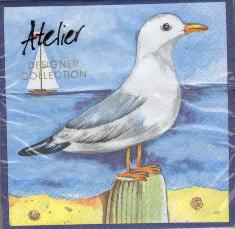 (image for) DecoArt Decor Napkin Sea Gull