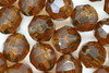 8mm Facet Tr Amber 250g (image for) 8mm Facet Tr Amber 250g