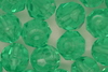 (image for) 10mm Facet Tr Green Aqua 250g