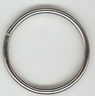 38mm Ring Nickel Plated, 100 piece. - Click Image to Close