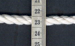 Piping Cord 365-8 Col Natural 8mm thick - Click Image to Close
