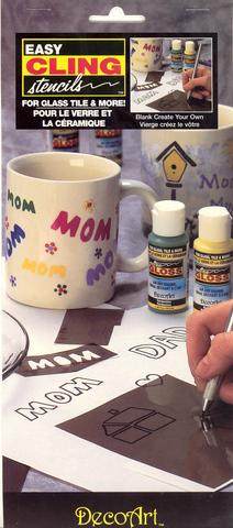 (image for) DecoArt Easy Cling Ultra Stencil Blank
