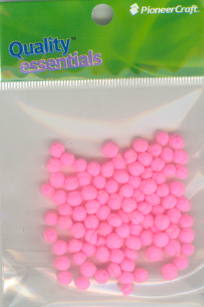 (image for) Pom Poms 5mm 100p; Blossom Pink