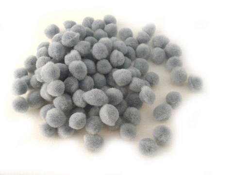(image for) PomPoms 10mm; Gray