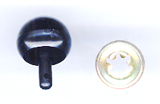 21mm Black Ball Nose - Click Image to Close