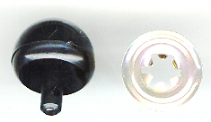 25mm Black Ball Nose - Click Image to Close