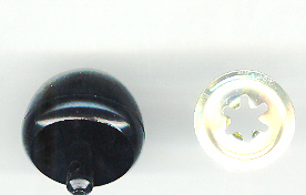 30mm Black Ball Nose - Click Image to Close