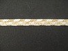(image for) Edge Braid White/Gold per mtr