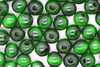 6mm W-Beads Green