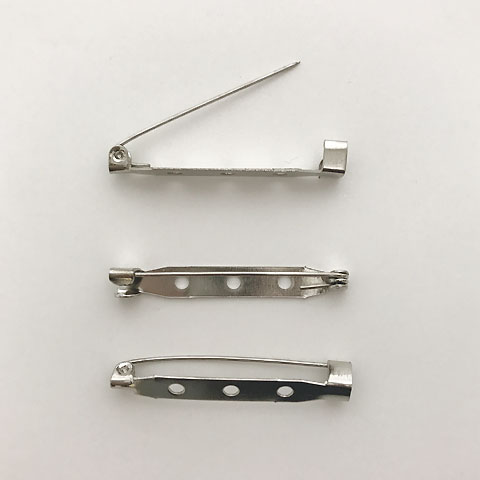 Brooch Back 40mm; Nickel,100p (image for) Brooch Back 40mm; Nickel,100p