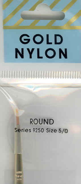 Crafters Choice Gold Nylon Round 5/0