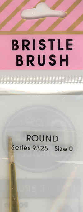 Crafters Choice White Bristle Round 0