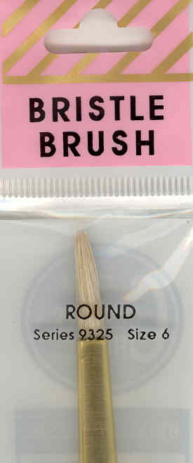 Crafters Choice White Bristle Round 6