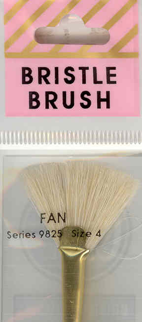 Crafters Choice White Bristle Fan 4