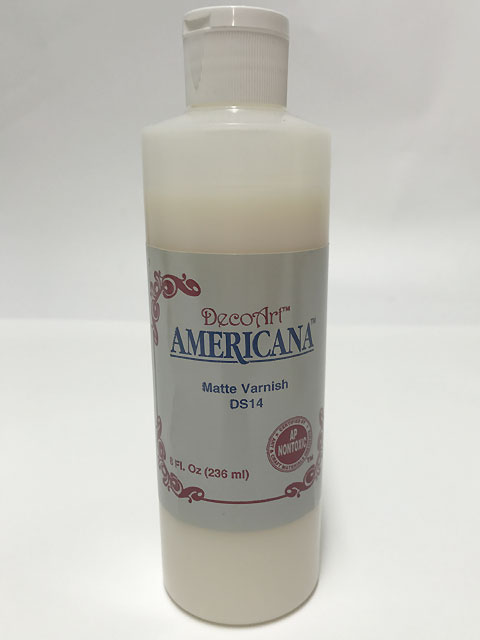 (image for) DecoArt Matte Varnish 8oz