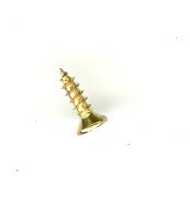 Brass Screw 8 mm 100 piece bag - Click Image to Close
